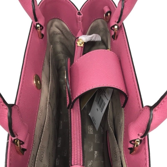 Michael Kors Medium Hailee Satchel Blossom/Tulip - Picture 6 of 6